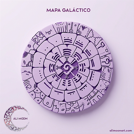 Consulta + Mapa Galáctico💫[Tzolkin e Sincronário das 13 Luas]