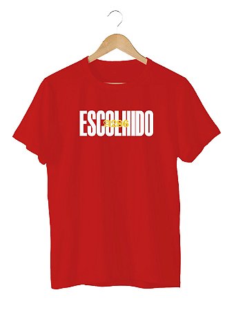 Camiseta A286 "Escolhido" Vermelho