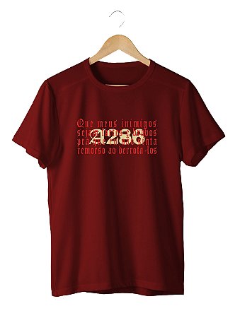 Camiseta A286 "Amuleto da sorte" RL10ANOS Vinho