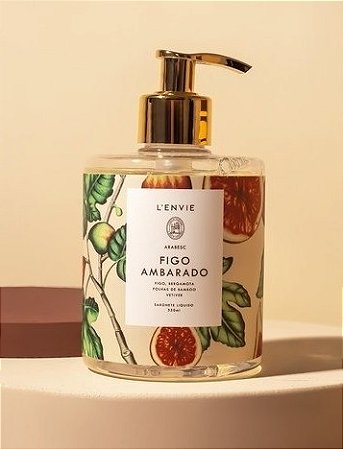 Sabonete Líquido Figo Ambarado Lenvie 350ml