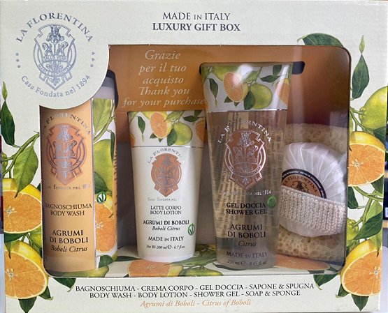Kit Spa La Florentina Boboli Citrus