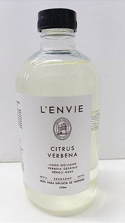 Difusor de Perfumes Refil Citrus Verbena Lenvie 250ml
