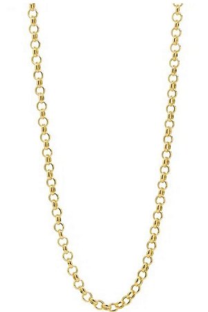 Colar Elo Português em ouro 18k - 45cm  (4,20mm)