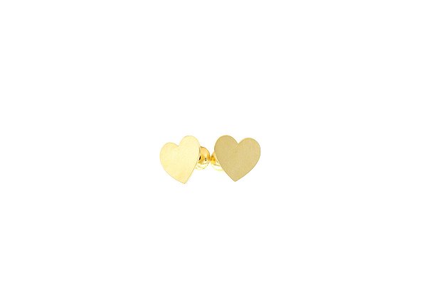 Brinco Love em ouro  18k -7mm