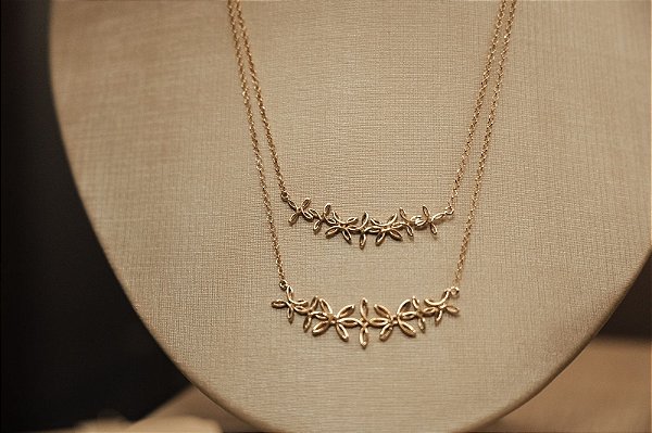 Colar Trama em ouro 18k