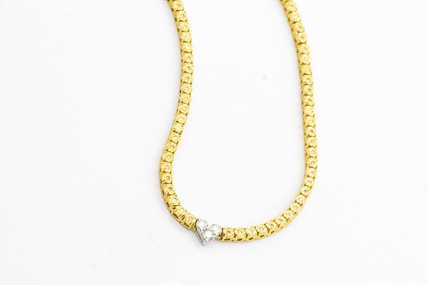 Colar Riviera Love com Diamantes em ouro 18k