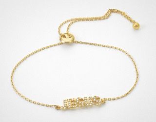 Pulseira Proteção Jesus com Diamantes em ouro amarelo 18k