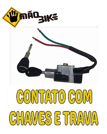 Contato Com Chaves E Trava Bicicleta Eletrica Ecobikes