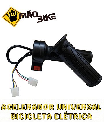 Acelerador Universal Bicicleta Elétrica 12V/24V/36V/48V