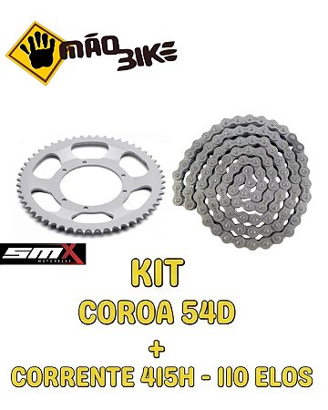KIT Coroa 54D + CORRENTE 415H 110ELO