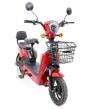 Bicicleta Elétrica Eco 350 Smart Ecobikes 350w 48v 12ah Vermelha