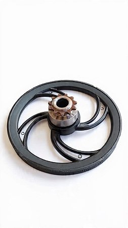 POLIA BICICLETA MÃO BIKES MOTOR ESTACIONÁRIO COM 3 ROLAMENTOS 6302/16