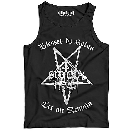Camiseta Regata Blessed by Satan
