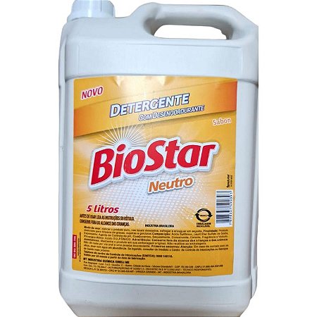 Detergente Neutro 5L - Bio Stars