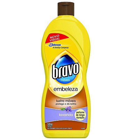 Lustra Móveis 500ml Brilho Prático Lavanda - Bravo