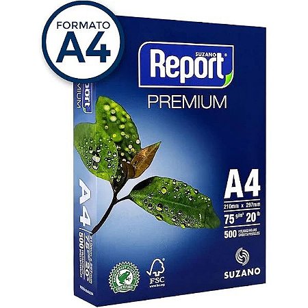 Papel sulfite a4 75g report