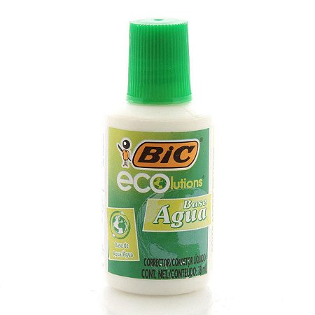 Líquido Corretivo Base D'Agua 18ml - Bic