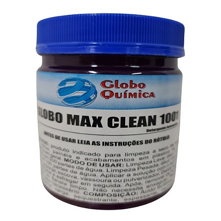 Max clean 1001 concentrado lavagem automotiva a seco 1l - globo