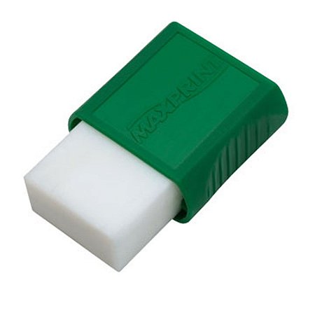 Borracha branca com capa verde unitário - maxprint - 702003