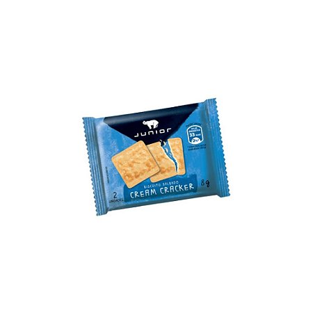 Biscoito Agua & Sal  / Crean Cracker Junior sachê 8g caixa 180 unidades