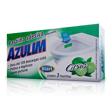 Pastilha Adesiva Citrus C 4 Unidades Lv4pg3 - Azulim