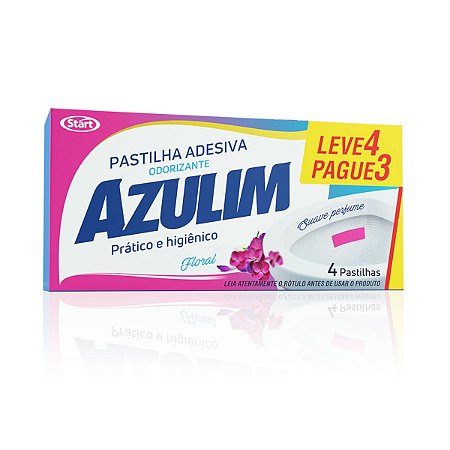 Pastilha Adesiva Lavanda C 4 Unidades Lv4pg3 - Azulim