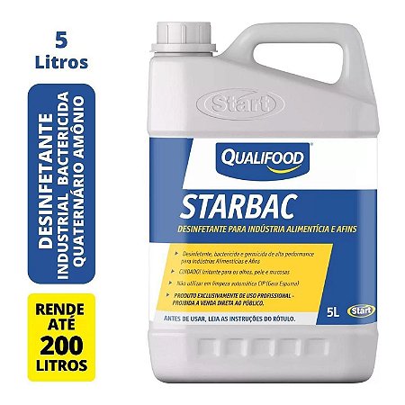 Desinfetante Bactericida 5L Germicida Starbac - Start