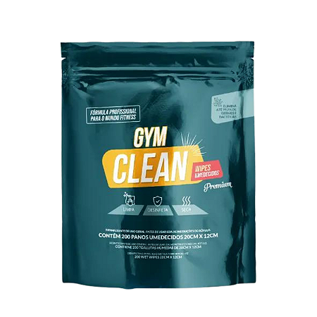 Pano Umedecido Premium 200 Folhas - Gym Clean