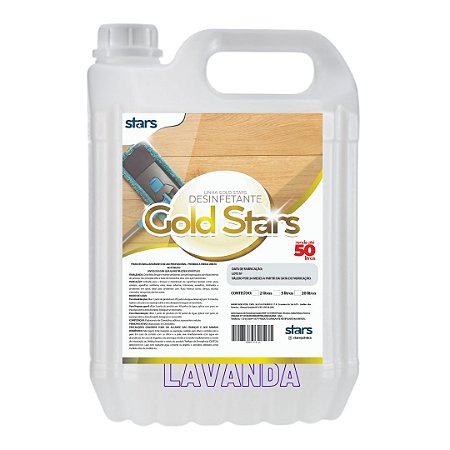Desinfetante gold bactericida 05 lt lavanda - stars