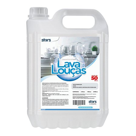 Detergente Neutro 5L Lava Louças - Stars