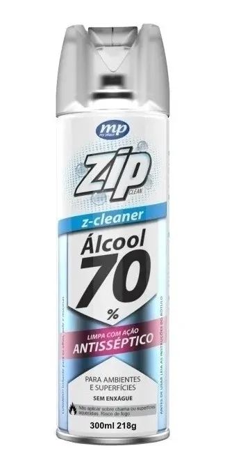 Álcool spray 70% zip z- cleaner my place 300ml