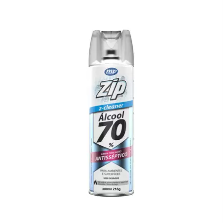 Álcool Spray 70% Z-Cleaner My Place 300ml - Zip