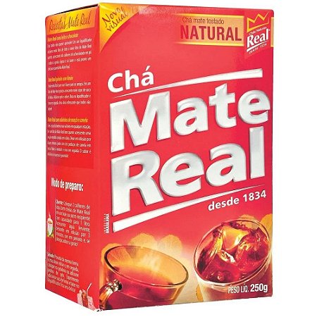 Chá Mate 250g Real Tostado Sabor Natural Em Ervas