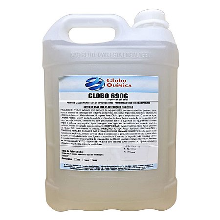 Desinc acido 05 lt 690g  limpeza pesada - globo química