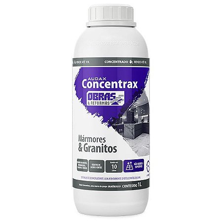 Limpador Concentrax 1L Mármore e Granitos - Audax