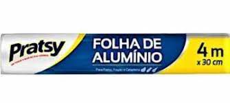 Folha Aluminio 0,30cmx4m - Pratsy