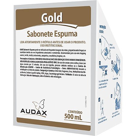 Sabonete Espuma Refil 800ml Gold Floral - Audax