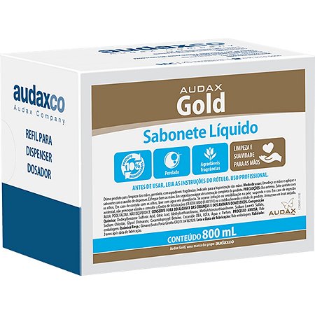 Sabonete Liq Refil 800ml Gold Erva Doce - Audax