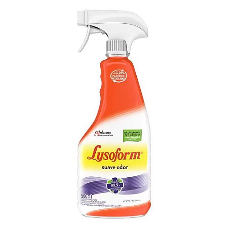 Desinfetante 500ml Suave Odor Spray - Lysoform
