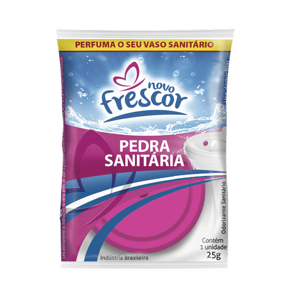 Pedra sanitária 25g Tutti Frutti - Novo Frescor