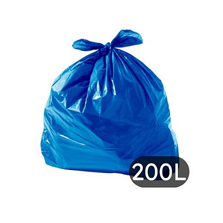 Saco lixo Azul CS 200L H1 C/100