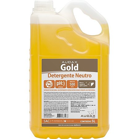 Detergente Neutro 5L Gold Conc - Audax
