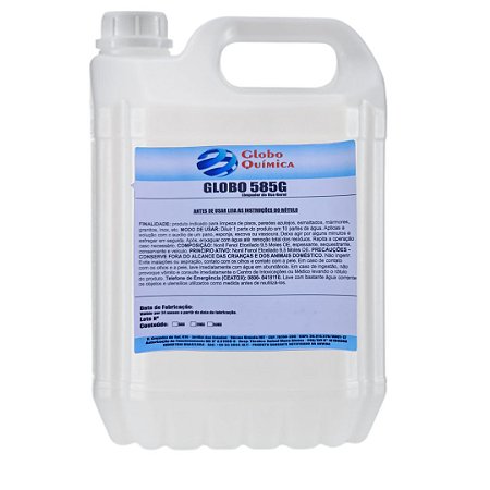 Detergente Neutro 5L Conc 585g - Globo Química