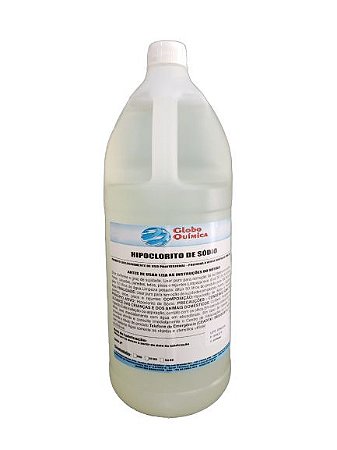 Hipoclorito De Sodio 2L 10 A 12% - Globo Química