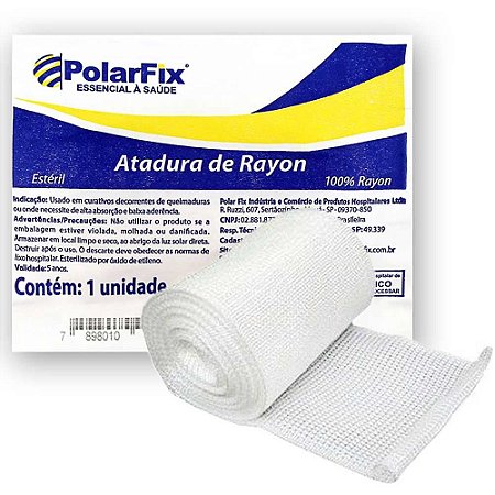 Atadura Rayon Estéril 7,5 X 5 cm POLARFIX
