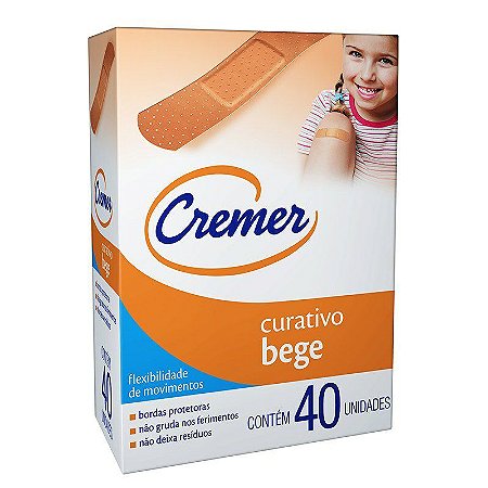 Curativo Cremer Care Bege C/ 40 unidades - CREMER