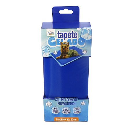 TAPETE GELADO PARA PETS PORTE PEQUENO 40X50-cm - Amo Vida Animal - Seu Pet  Shop Online - Compre sem sair de casa!