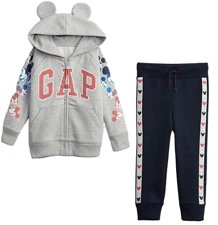 Conjunto Em Moletom Mickey Baby Gap Lob Baby Kids Artigos Infantis