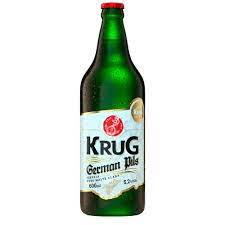 Cerveja Krug German Pils - 600 ml - Caixa 12 unidades