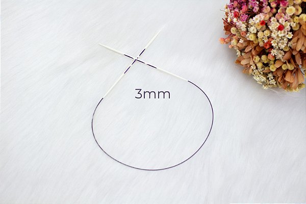 Agulha de tricô Prym (cabo de 60cm)